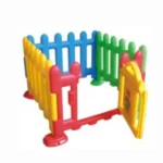 4 barriers, one of which has a door and lock for safety - different colors The colors in the picture may differ from reality.