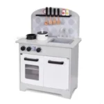 Classic wooden kitchen for children