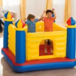 Inflatable castle trampoline for children