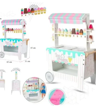 Wooden ice cream cart (Eid gift cart)