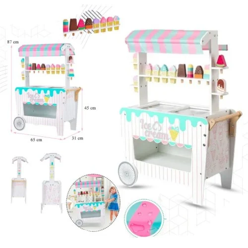 Wooden ice cream cart (Eid gift cart)